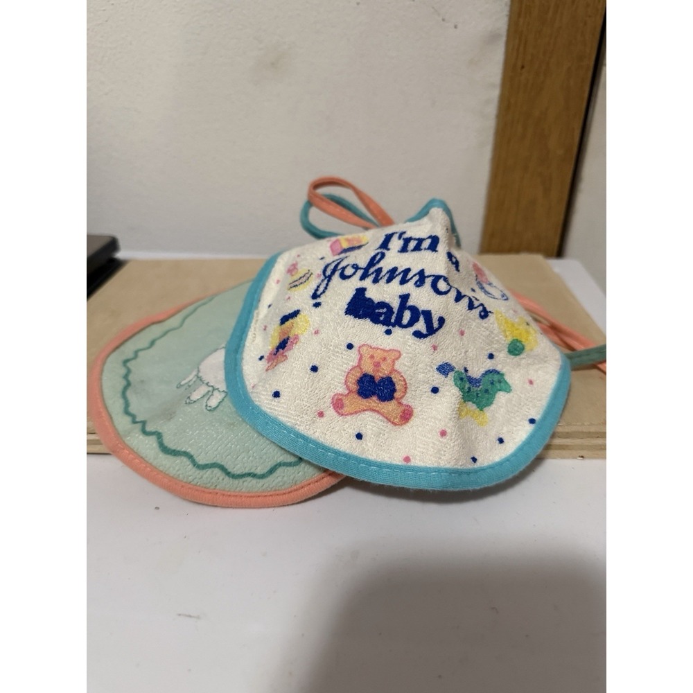Johnson Baby Bibs Vintage 1 Year Old (2 Total)
